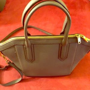 JCrew Tartine Leather Pebbled Satchel